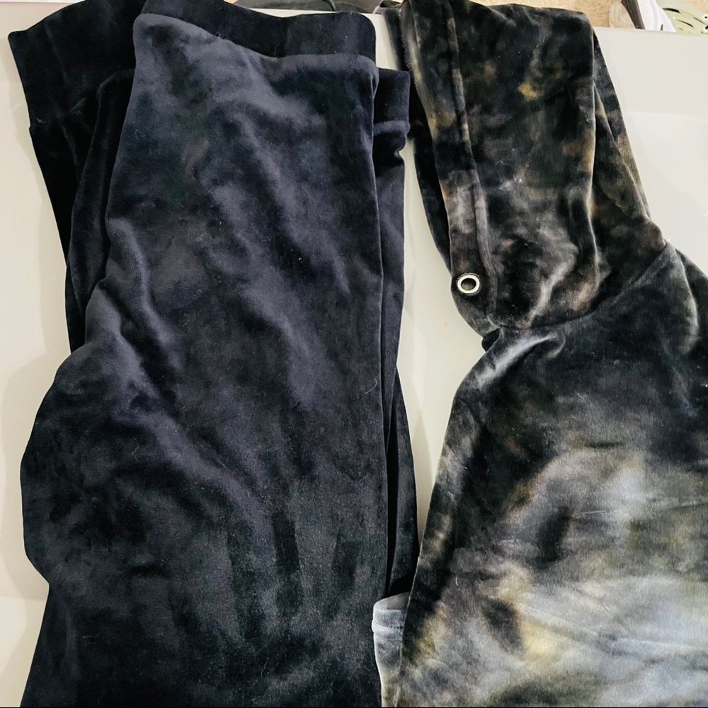 Velvet Sweatsuit tye dye